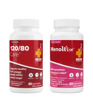 Redd Remedies 120/80 Care 60 Capsules and MenoWise 60 Capsules