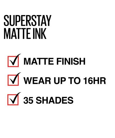 Maybelline SuperStay Matte Ink Un-Nude Liquid Lipstick - Driver | Long-Lasting Color - 0.17 Fl Oz - Buy Online on GoSupps.com