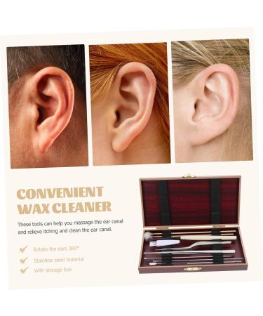 GOOHOCHY 1set Portable Ear Wax Removal Tool Ear Cleaning Kit for Home Use Convenient and Lightweight - Buy Online on GoSupps.com