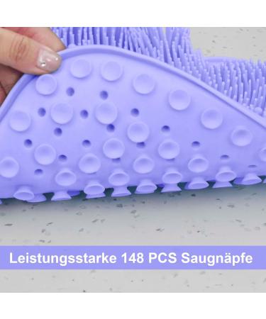 Buy BESKAR Foot Washer Massage Pad - Non-Slip Suction Cups Foot Cleaning & Relaxation Mat for International Shipping - Buy Online on GoSupps.com