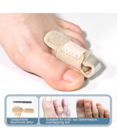 Toe Splint Corrector for Adult Men and Women - Hammertoe Straightener Brace (S Right Foot) - Buy Online on GoSupps.com