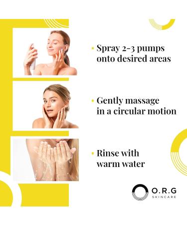 ORG Peel Off Face Cleanser - Gentle Exfoliation for Glowing Skin - Korean Sensitive Skincare - Pore Minimizer & Brightening Agent - Cruelty Free Natural Formula - 2oz - Buy Online on GoSupps.com