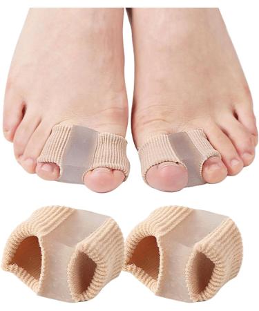 Set of 2 Valgus Toe Separators - Unisex Loop Protectors for Men & Women | Keeps Toes Straight (Size S 3.5)  - Buy Online on GoSupps.com