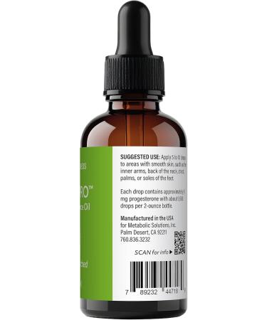 Platt Wellness Platt Pro Natural Balance Oil 2 oz Bio-Identical USP Progesterone + Vitamin E in MCT Oil Base for Hormonal Balance Soy-Free Paraben-Free Made in USA - Buy Online on GoSupps.com