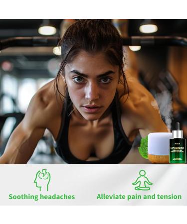 Essential Oils-Spearmint Essential Oils for Diffuser Humidifiers for Home,Diffuser Oils Scents for Laundry,Aromatherapy,Candle&Soap Making 1 FL.OZ Spearmint 1 Fl Oz (Pack of 1) - Buy Online on GoSupps.com