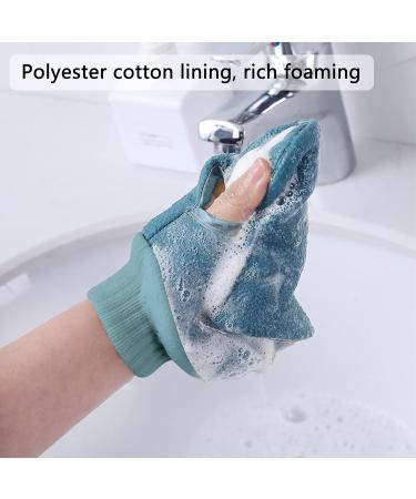 Lyydan Double-Sided Peeling Gloves - 2 Pack Exfoliating Body Scrub for Shower Spa Massage | Dead Skin Removal - Buy Online on GoSupps.com