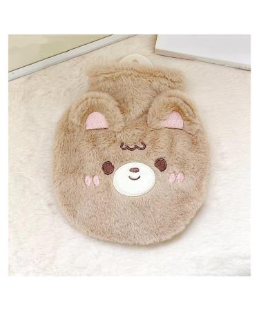 Hot Water Bottle Hot Water Bottle with Soft Cover Hot Water Bag Hot and Cold Compress Can be Used as hot or Cold Compress Suitable for Menstrual Cramps Foot Warmer Neck and Shoulder Pain Relief (Co 3