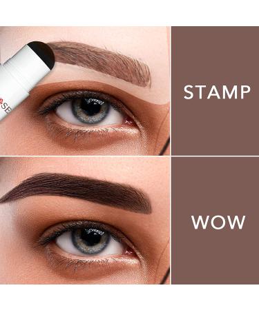 ALLROSE Eyebrow Stamp Stencil Kit - 20 Easy-to-Use Brow Stencils for Perfect, Waterproof Brows - Buy Online on GoSupps.com