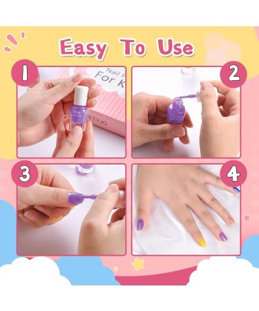 ETYJO 12 Colors Nail Polish Set for Kids Y-Girls Nail Varnish - Buy Online on GoSupps.com