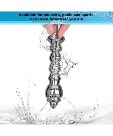 7 Holes Shower Enema Douche Attachments - Aluminium Water Nozzle Cleaning Kit with Velvet Carry Bag | International Shipping Available - Buy Online on GoSupps.com