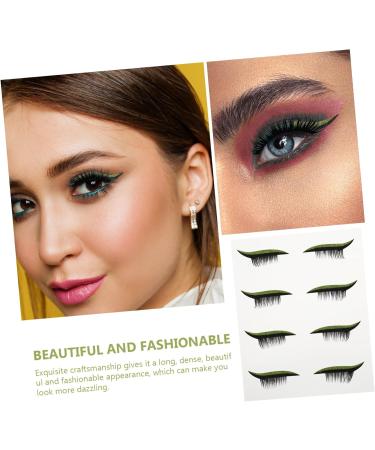 VINTORKY 4 pairs Reusable Eyelid Makeup Sticker Pencils Lash with Liners Self-adhesive Women Tape Decals for 1 count (Pack of 1) As Shown - Buy Online on GoSupps.com