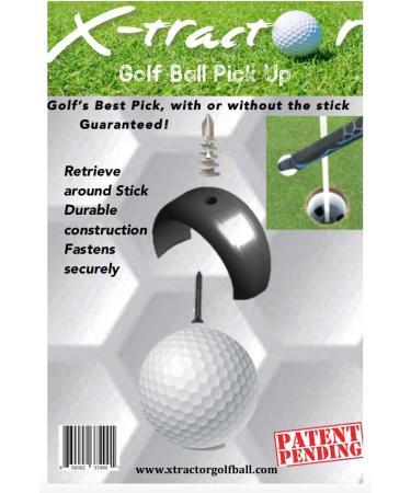 Xtractor Golf Ball Pick Up Tool - Black | Easy-to-Use Golf Ball Retriever - Buy Online on GoSupps.com