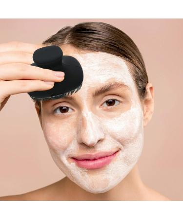 Exceart Silicone Facial Cleaning Brush - Manual Scrubber Pads for Acne & Pore Cleansing | Deep Cleaning Tool for Men & Women - Buy Online on GoSupps.com