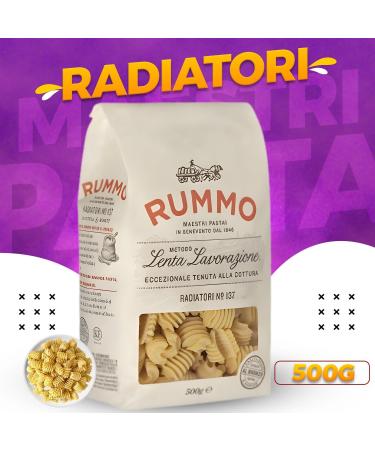 Rummo Pasta Pouch Pick N Mix | Choose From 10 Flavours | Fusilli Penne Rigate Casarecce Elicoidali Maccheroncelli Semi Di Orzo Radiatori - Pack of 2 X 500g - Buy Online on GoSupps.com