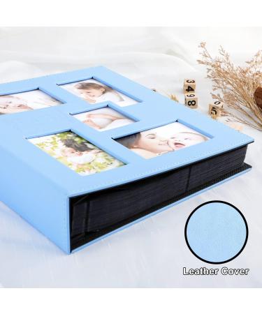 Benjia Baby Boy Photo Album - Blue Leather Picture Album for 500 6x4 Photos - Buy Online on GoSupps.com