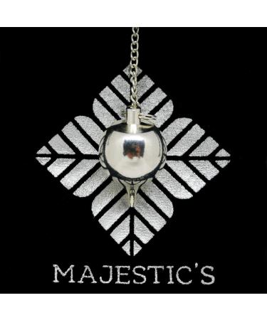 Radiesthesia Water Drop Pendulum - Esoteric Oracle Tool for Geobiology & Mood Enhancement - Silver 30g - Buy Online on GoSupps.com