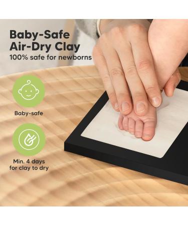 KeaBabies Baby Handprint and Footprint Maker Set - Onyx Black - Buy Online on GoSupps.com