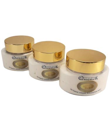 QUENCH Luxury Whipped Body Butter Face Body and Hand Cream All-Natural Handmade with Mango Butter Coconut Oil Sweet Almond Oil Essential Oils Moisturizing Lotion for Women and Men - Buy Online on GoSupps.com