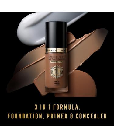 Max Factor Facefinity 3-in-1 All Day Flawless Foundation SPF 20 Warm Praline - 30 ml - Buy Online on GoSupps.com