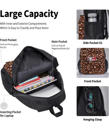 Funny Roasted Coffee Beans School Bag + Pen Case + Lunch Bag Combo 3-Piece Set Combo. Funny Roasted Coffee Beans One Size - Buy Online on GoSupps.com