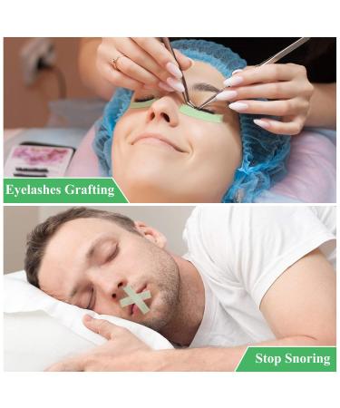 Buy 5 Rolls Green Eyelash Tape - Breathable Non-Woven Adhesive for Eyelash Extensions | 0.5 Inch x 10 Yards - Perfect for Beauty Makeup - Buy Online on GoSupps.com