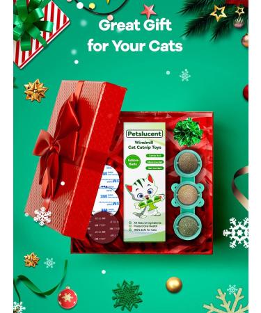 Petslucent 3-in-1 Catnip Ball Toy Set for Cats | Wall Ball, Mint Balls, Lick Roller | Safe, Healthy, and Edible | Dental Care Chew Toys for Kitten | Indoor Blue - Buy Online on GoSupps.com