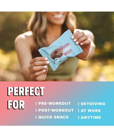 Wow! Protein Donuts - High Protein, Low Carb, Low Calorie & Low Sugar Snack (Chocolate, Pack of 4) - Buy Online on GoSupps.com