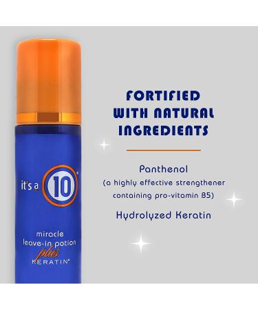 It's a 10 Haircare Miracle Leave-In Potion Plus Keratin 3.4 fl. oz. - Pack of 1 - Buy Online on GoSupps.com