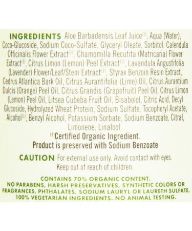 Avalon Organic Botanicals Lemon Bath & Shower Gel 12 oz - Refreshing Natural Cleanser for All Skin Types - Shop Internationally - Buy Online on GoSupps.com