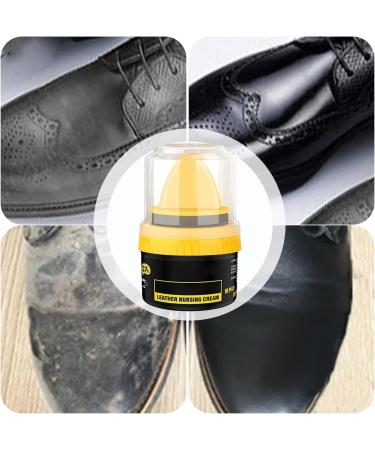 Leather Repair Cream Liquid Shoe Polish 50ml Shoe Polish for Leather Leather Shoe Polish with Sponge Applicator Leather Repair Polish Cream Protects and Nourishes Leather Natural - Buy Online on GoSupps.com