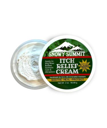 Devil's Club Itch Relief Cream - Natural Handmade Soothing Anti Itch Cream for Bug Bites & Skin Irritations - Itch Cream Made in USA by 3rd-4th Generation Alaskans - 2 oz