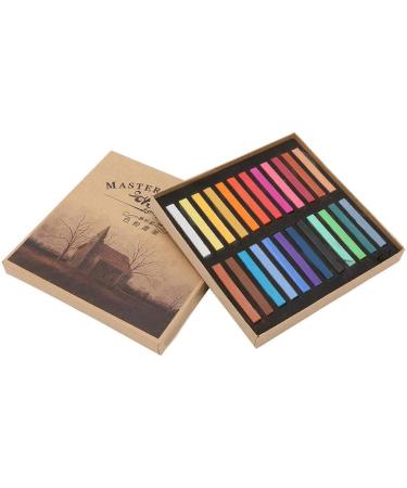 Restokki Hair Dyeing Chalk Hair Chalk Comb Non-Toxic Washable Hair Dye Crayon Salon Set Disposable Hair Dye Stick Suitable For Girls Children And Adolescents (24Colors) - Buy Online on GoSupps.com