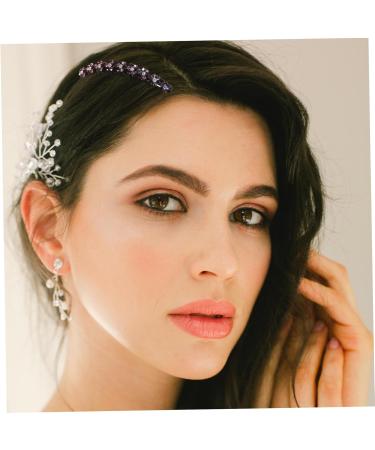Housoutil 1pc Headwear for Women Teasing Combs for Women Bridal Headpiece Slide Hairclip Hair Combs Girl Crystal Hair Side Comb Tiara Hair Accessories Women's Rhinestones - Buy Online on GoSupps.com