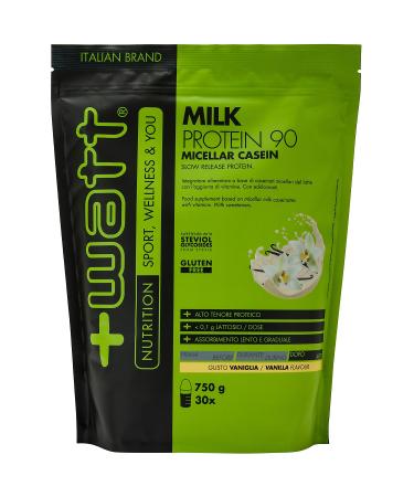 Watt Milk Protein 90 Protein format Doypack 750 g Flavor vanilla