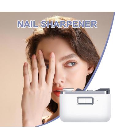 Automatic Nail Clipper 2 in 1 Ergonomic Automatic Nail Trimmer with Storage and Light 2 Modes Nail Clippers Rechargeable Nail Polisher for Fingernails Thick Nails Adults - Buy Online on GoSupps.com