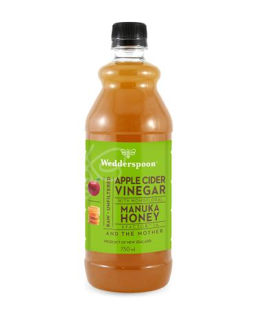 Apple Cider Vinegar with Manuka Honey and Mother 750ml - Buy Online on GoSupps.com