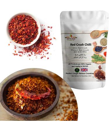 Organic Dried Red Hot Chilli Flakes - BBQ Rub Seasoning - 1kg - Buy Online on GoSupps.com