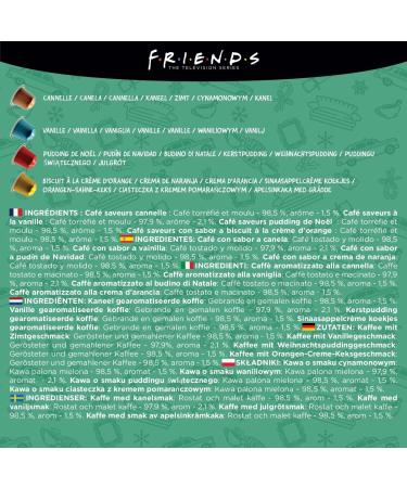 Friends Christmas Coffee Advent Calendar 2023 | Nespresso Compatible | Festive Xmas Coffee Capsules - Buy Online on GoSupps.com