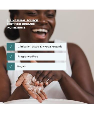 Gentle Foaming Facial Cleanser for Sensitive Skin | Aloe Vera | Hypoallergenic Fragrance-Free | Natural & Organic | 2oz Airless Pump - Buy Online on GoSupps.com