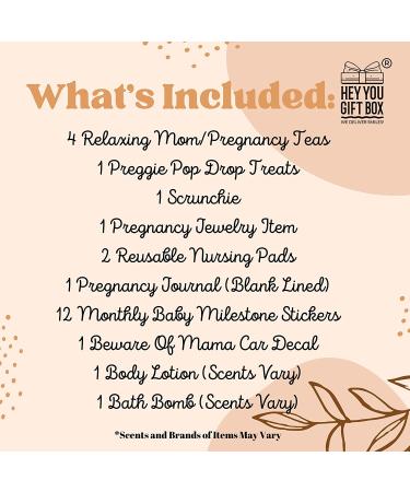 Pregnancy Gift Basket: New Mom Congrats Box | First, Second, Third Trimester Gifts & Morning Sickness Kit for Mama-to-Be - Buy Online on GoSupps.com