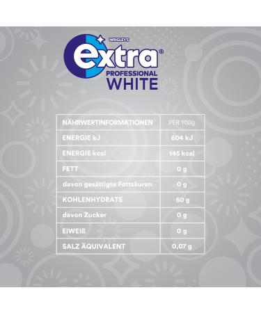 Buy Extra Professional White Sugar-Free Chewing Gum - 50 Dragees Pack | International Shipping Available - Buy Online on GoSupps.com