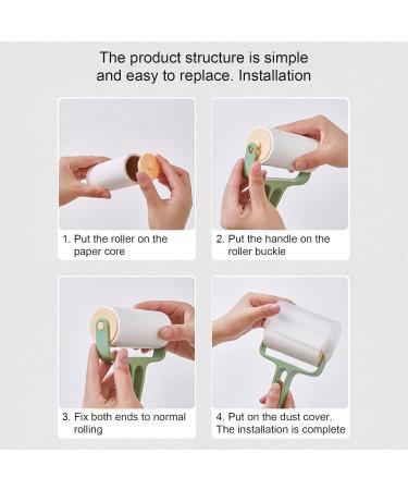 Sticky Roller - Extra Sticky Lint Roller for Pet Hair | Portable Multifunctional Brush for Sofa Bed Clothes & Car | International Shipping Available - Buy Online on GoSupps.com