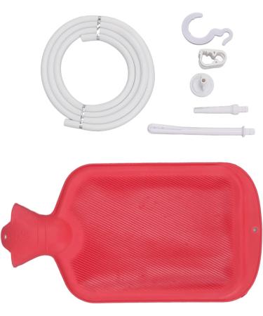 Buy Mrisata Home Inlet Bag Set - 2L Shower Input Bag with Corrugated Hose Hook Buckle & Sieve - Blue/Red | International Shipping Available - Buy Online on GoSupps.com