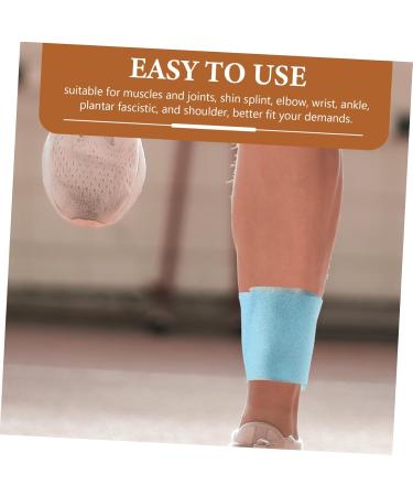 MAGICLULU Skin Membrane Wrist & Thigh Tape - Kinesiology Sports Tape for Athletes - Sky-Blue 6.5x6.5cm - Ideal for Volleyball Knee Finger & Foot Support - Buy Online on GoSupps.com