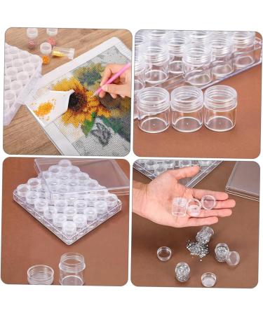 Healeved 2 Sets Storage Box Small Items Container Nail Stuff Organizer Manicure Organizer Container Nail Decor Diamond Decor Small Item Organizer Container Sequins Plastic Diamond Box - Buy Online on GoSupps.com