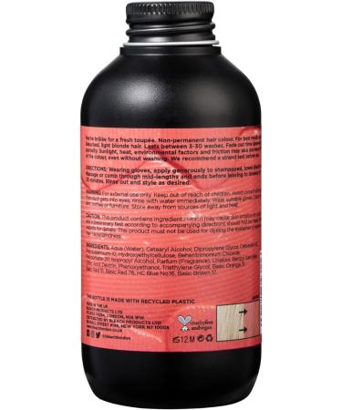 Bleach London Burnt Peach Hair Dye - Vegan & PETA-Approved Semi-Permanent Color - 150ml - Buy Online on GoSupps.com