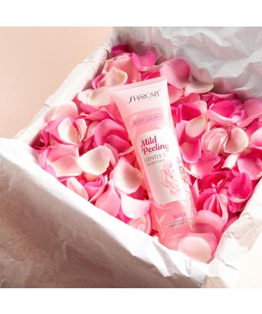 Moisturizing Rose Body Scrub - Exfoliating & Deep-Cleansing for Face Hands & Feet | 6.7 fl. oz (200ml) - International Shipping Available - Buy Online on GoSupps.com