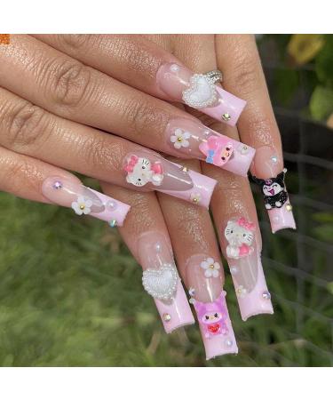 60Pcs 3D Cartoon Nail Charms - Nail Art & Slime Decorations - Resin Charms for Acrylic Nails - DIY Accessories - Buy Online on GoSupps.com