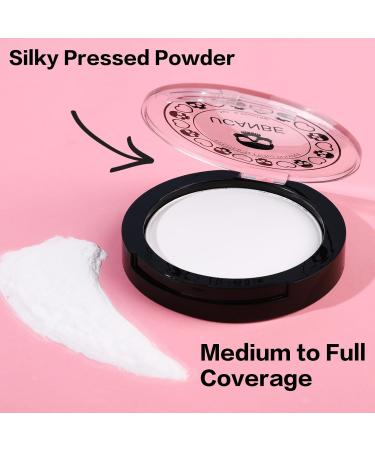 UCANBE White Pressed Setting Powder - Translucent Matte Finishing for Halloween & Special Effects Makeup | Long-Lasting Coverage Portable Compact - Buy Online on GoSupps.com