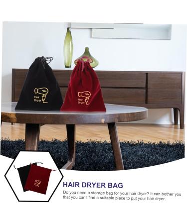 Housoutil 2 Pcs Storage Bag Duffel Bags for Traveling Cotton Drawstring Bag Hair Dryer Organizer Dedicated - Buy Online on GoSupps.com